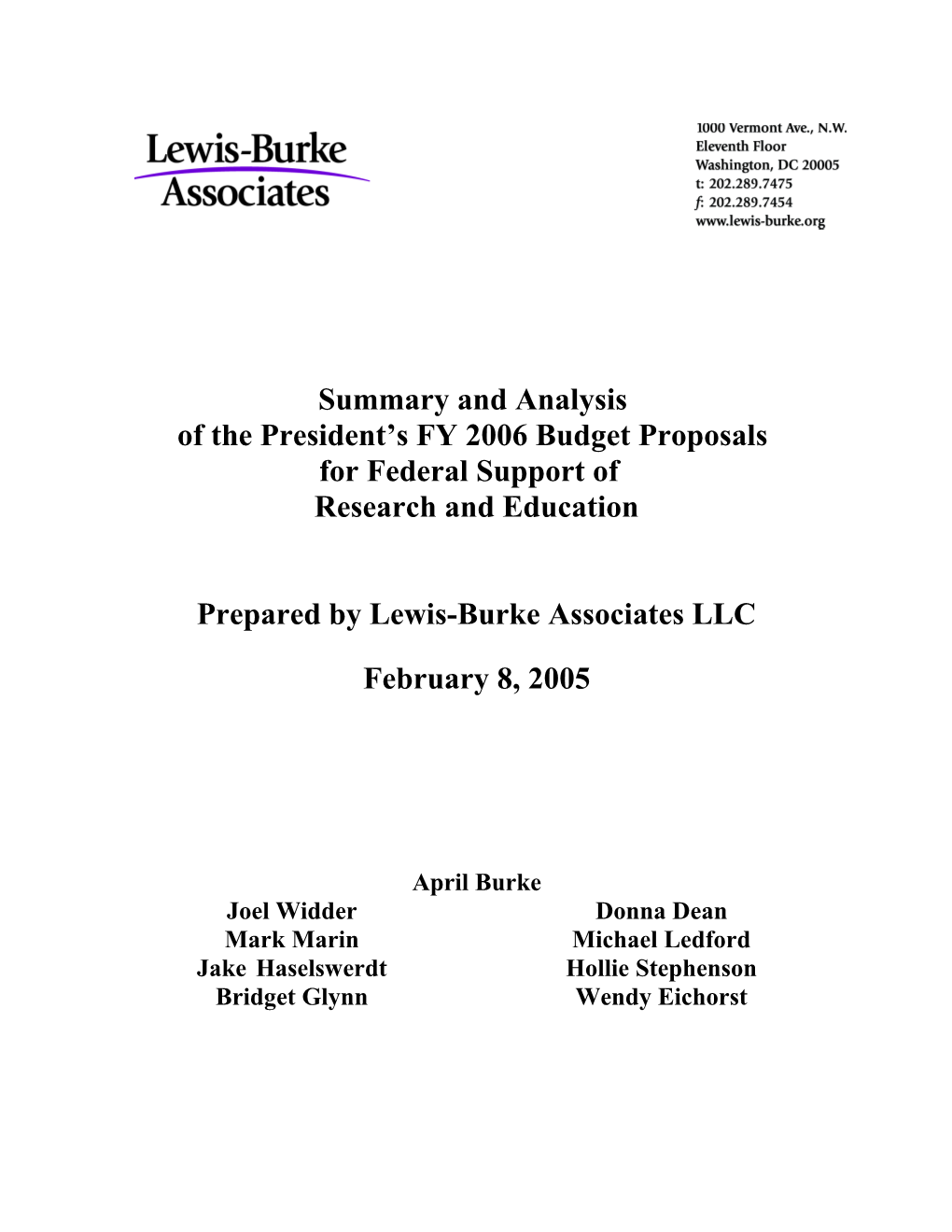 Facing a Deficit of Nearly $500 Billion in Fiscal Year 2004, Today the President Released