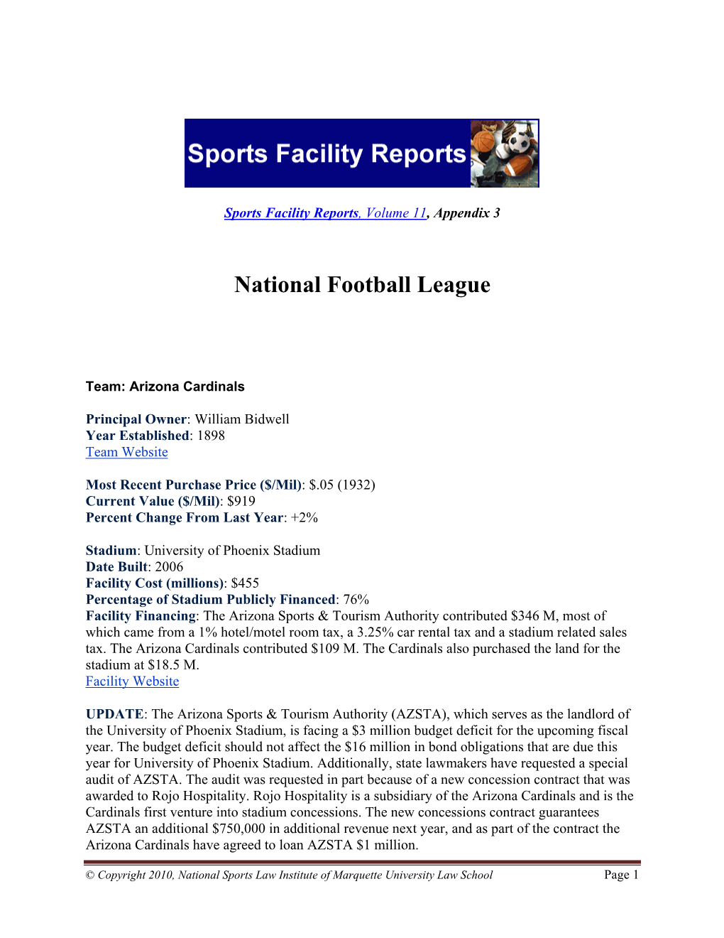 National Football League