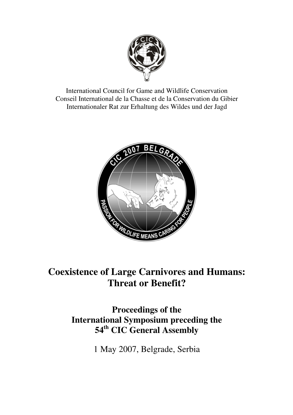 Coexistence of Large Carnivores and Humans: Threat Or Benefit?