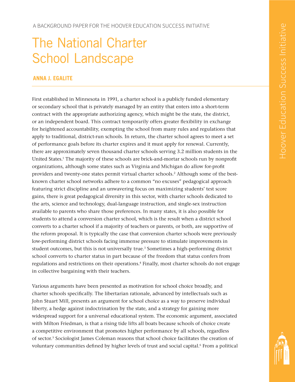 The National Charter School Landscape 3