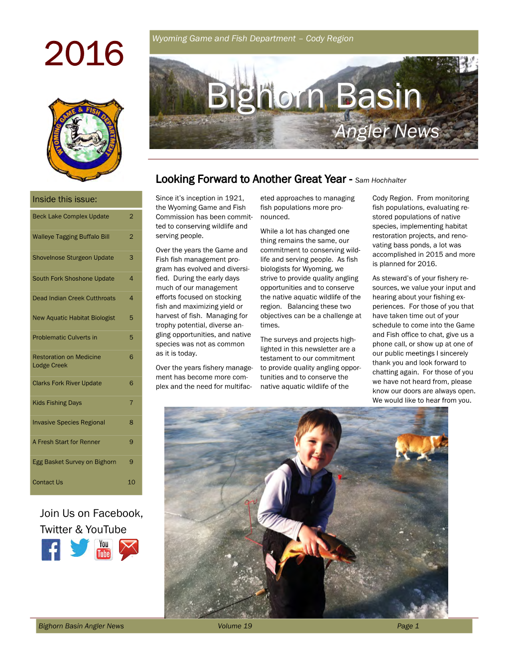 Bighorn Basinbasin Angler News