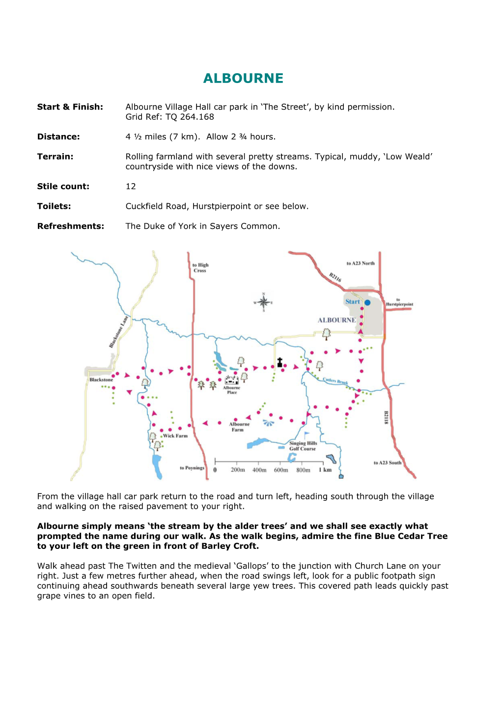 Albourne Walk And