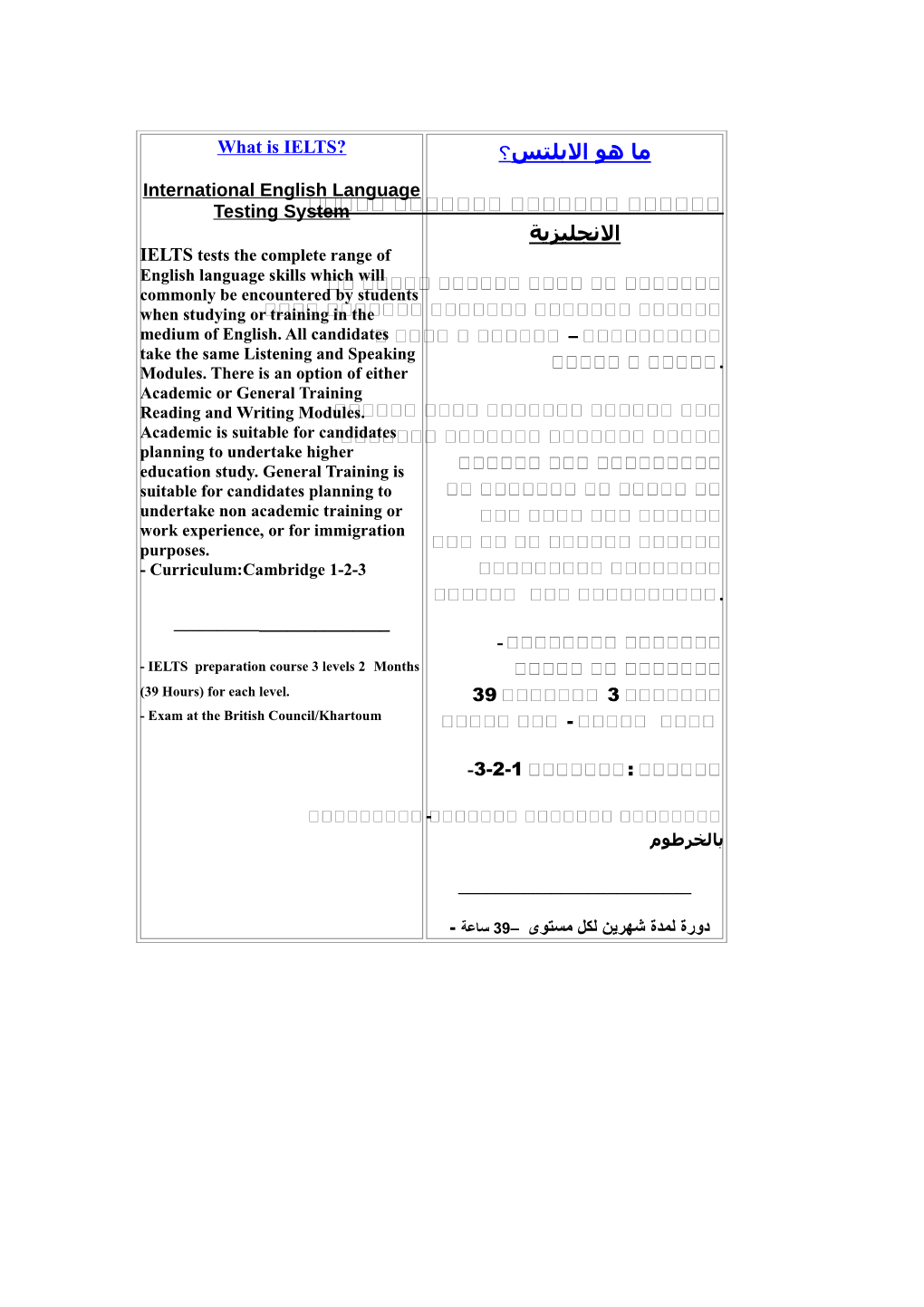 Cambridge International Training Centers (Sudan)