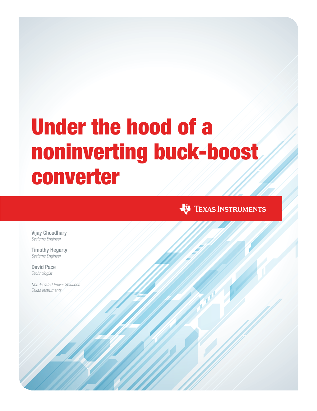 Under the Hood of a Noninverting Buck-Boost Converter