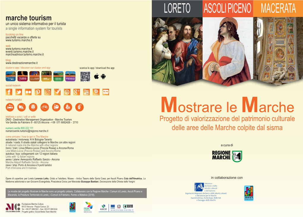 Brochure Mostrare Le Marche