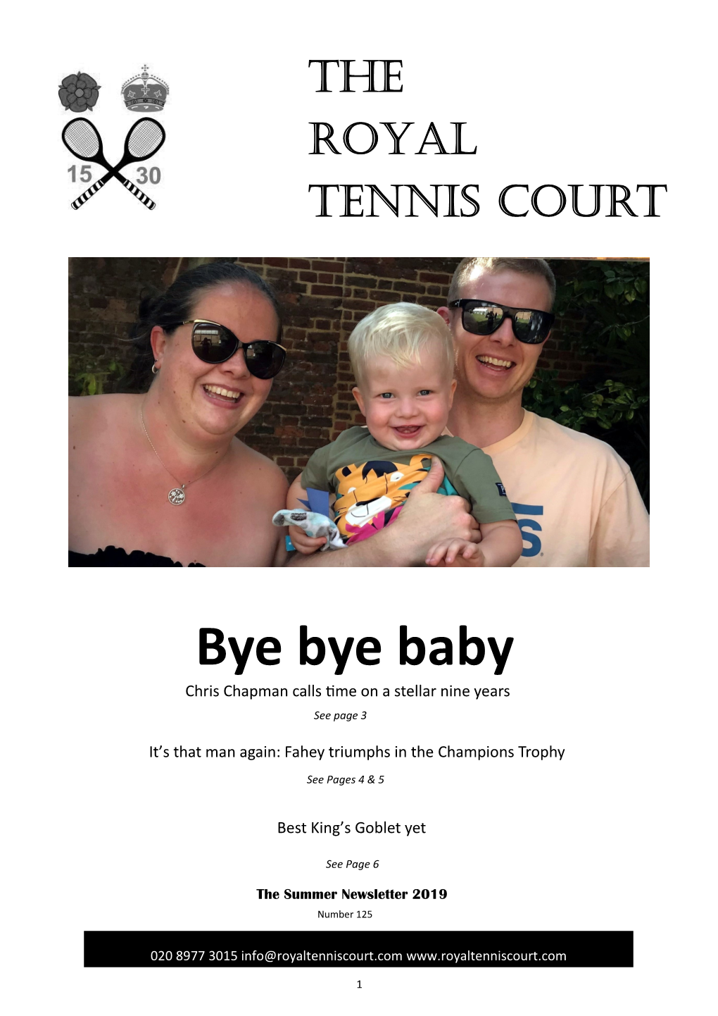 Bye Bye Baby Chris Chapman Calls Time on a Stellar Nine Years See Page 3