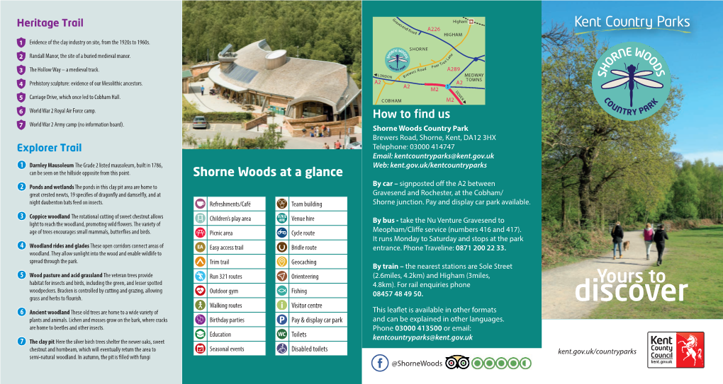 View a Map of Shorne Woods Country Park