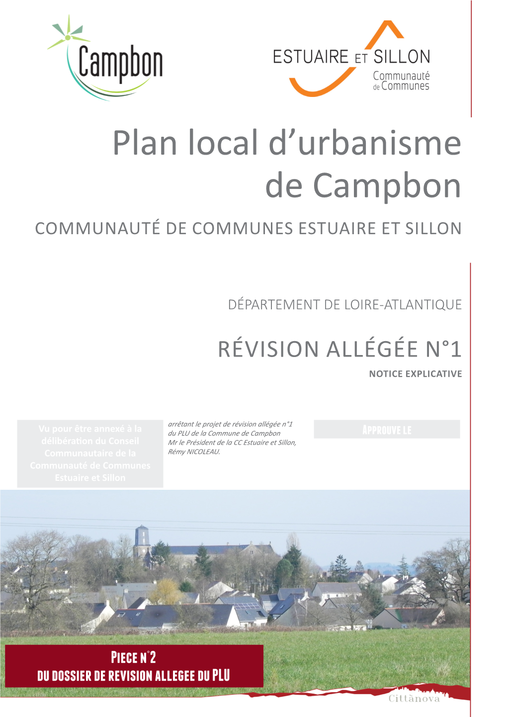 Plan Local D'urbanisme De Campbon