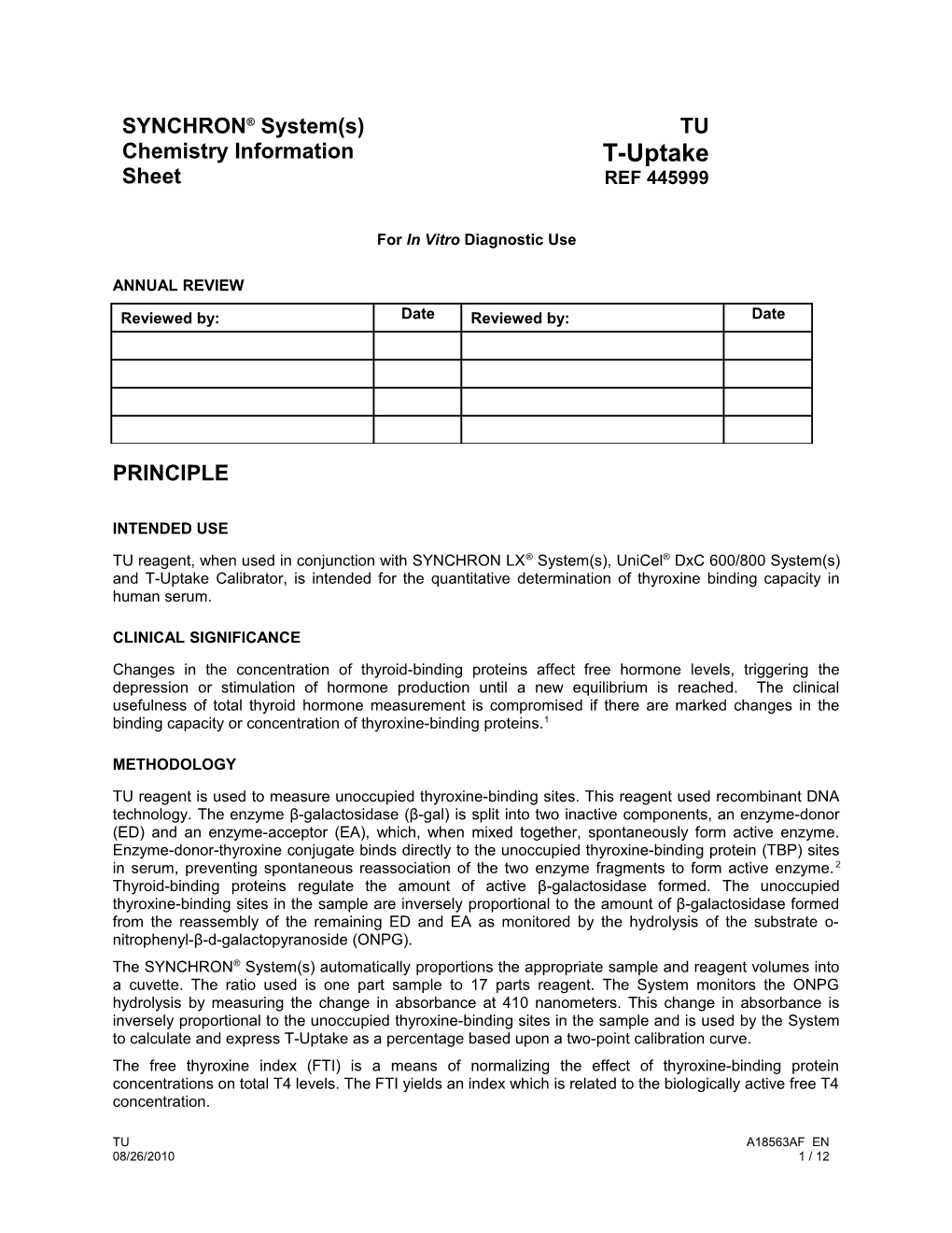 For in Vitro Diagnostic Use s7