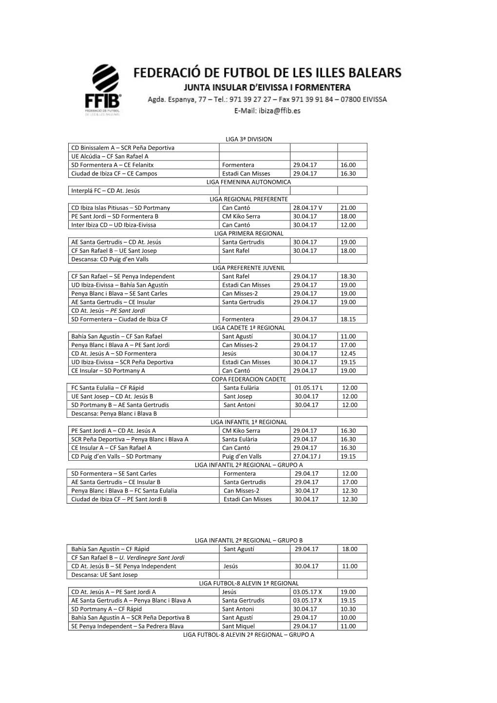 LIGA 3ª DIVISION CD Binissalem a – SCR Peña