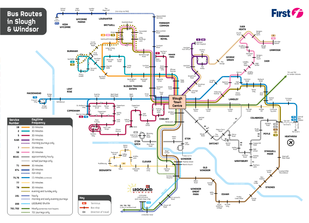 Bus Routes in Slough & Windsor