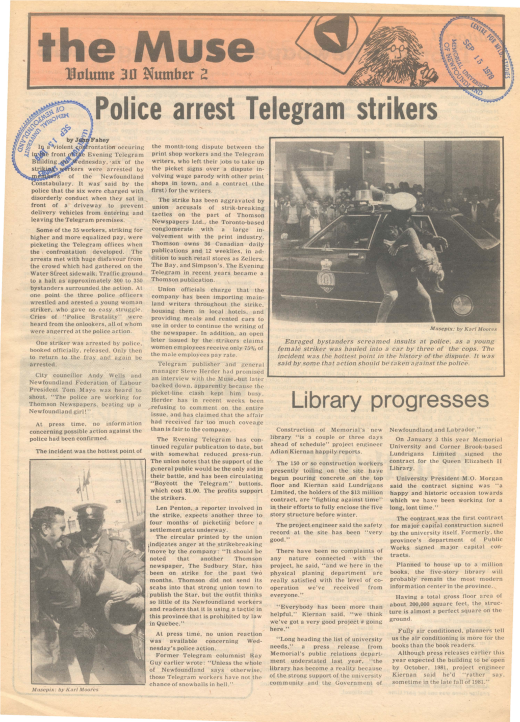 Police Arrest -Telegram Strikers