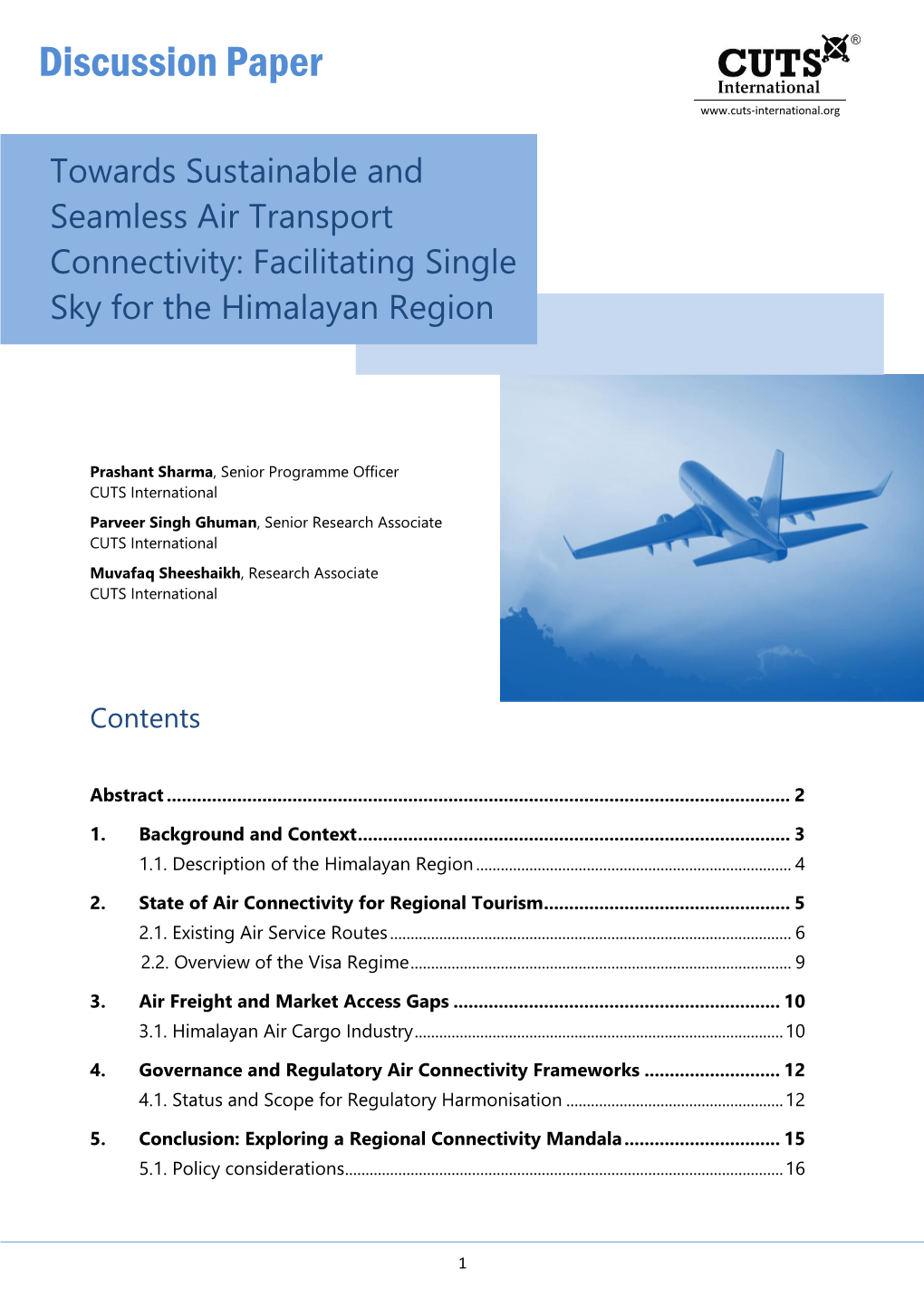 Towards Sustainable and Seamless Air Transport Connectivity