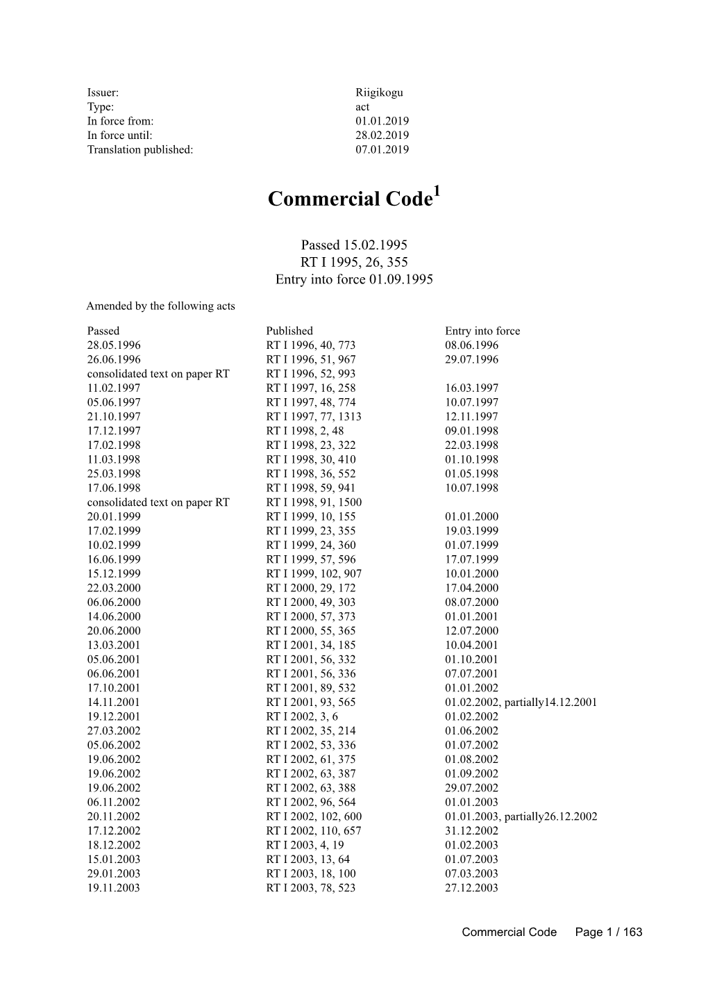 Commercial Code1