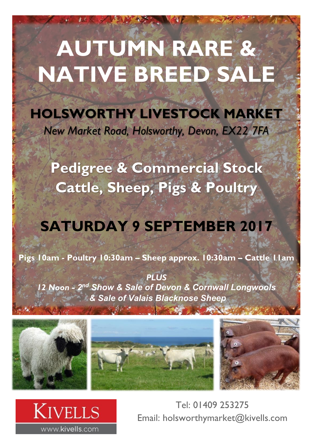 Autumn Rare & Native Breed Sale