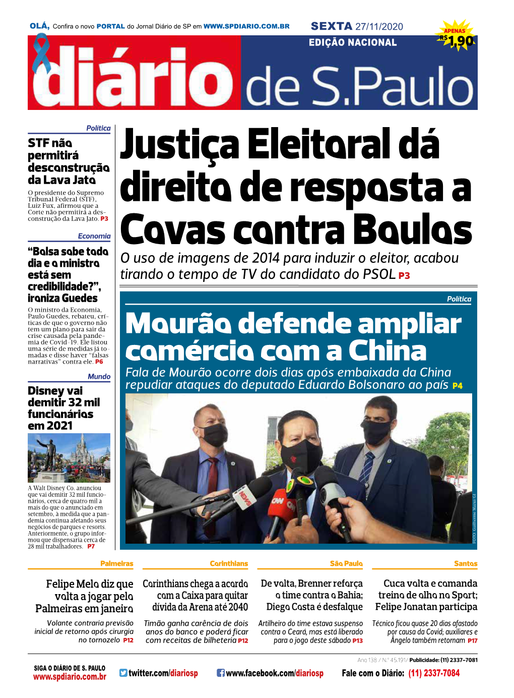 Mourão Defende Ampliar Comércio Com a China Fala De Mourão Ocorre Dois Dias Após Embaixada Da China Repudiar Ataques Do Deputado Eduardo Bolsonaro Ao País