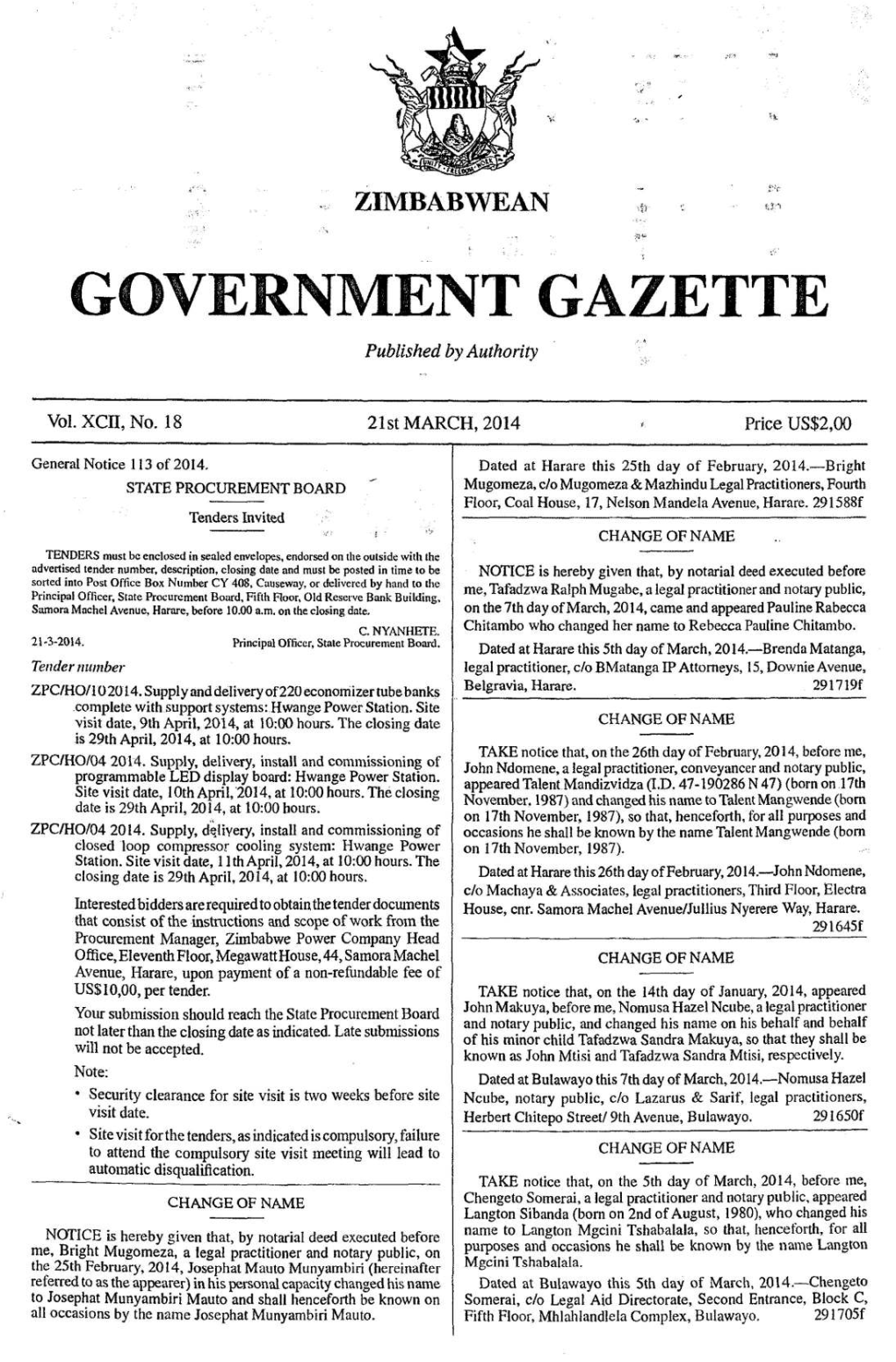 Governmentgazette