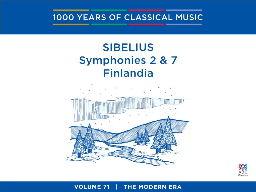 SIBELIUS Symphonies 2 & 7 Finlandia