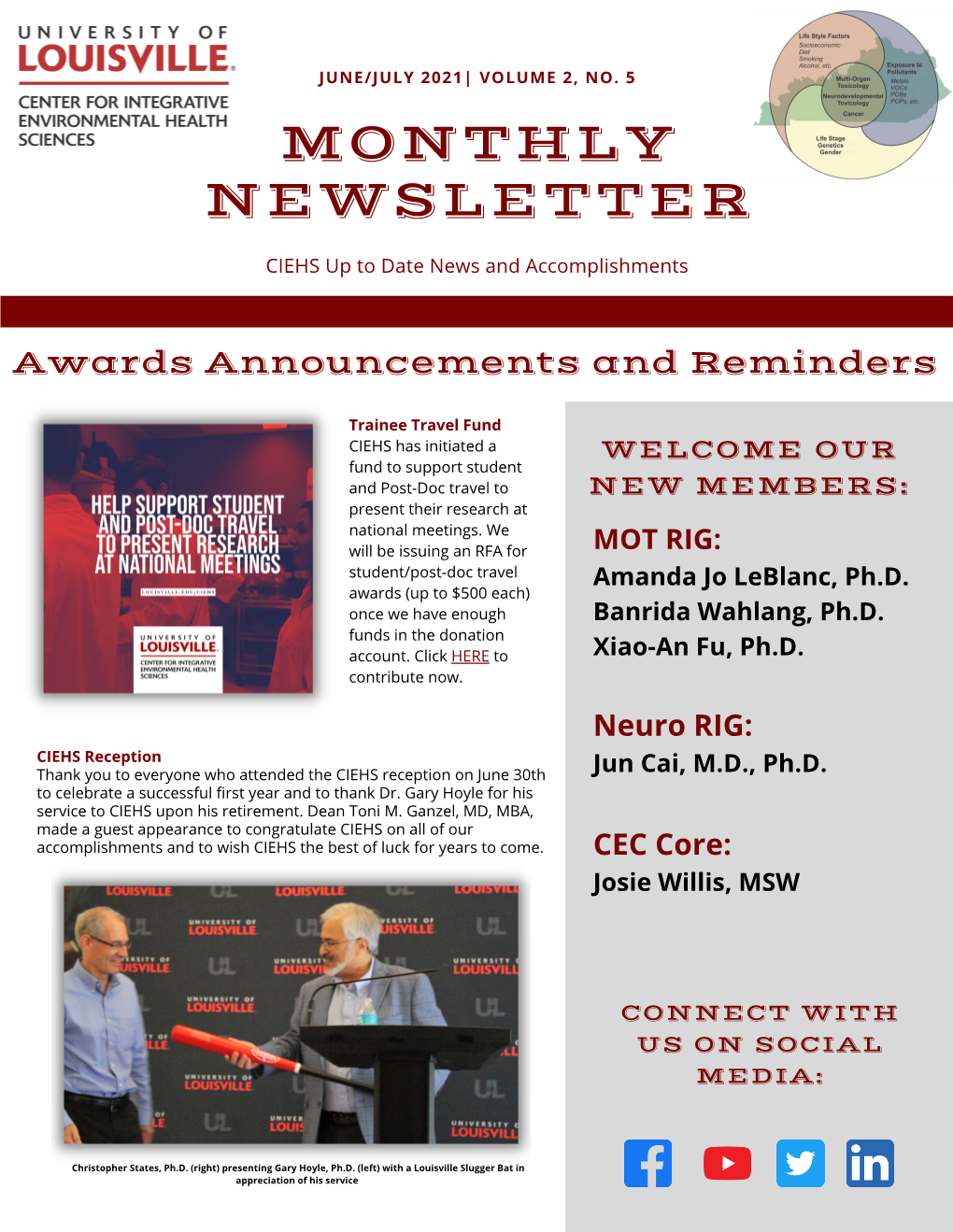 June/July Newsletter