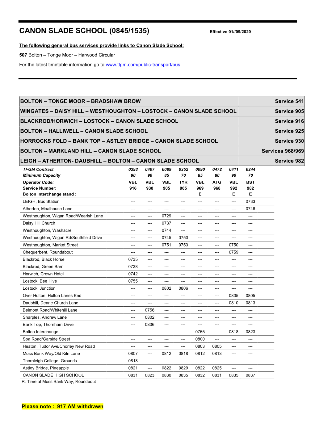 School Bus Services in the Oldham Area