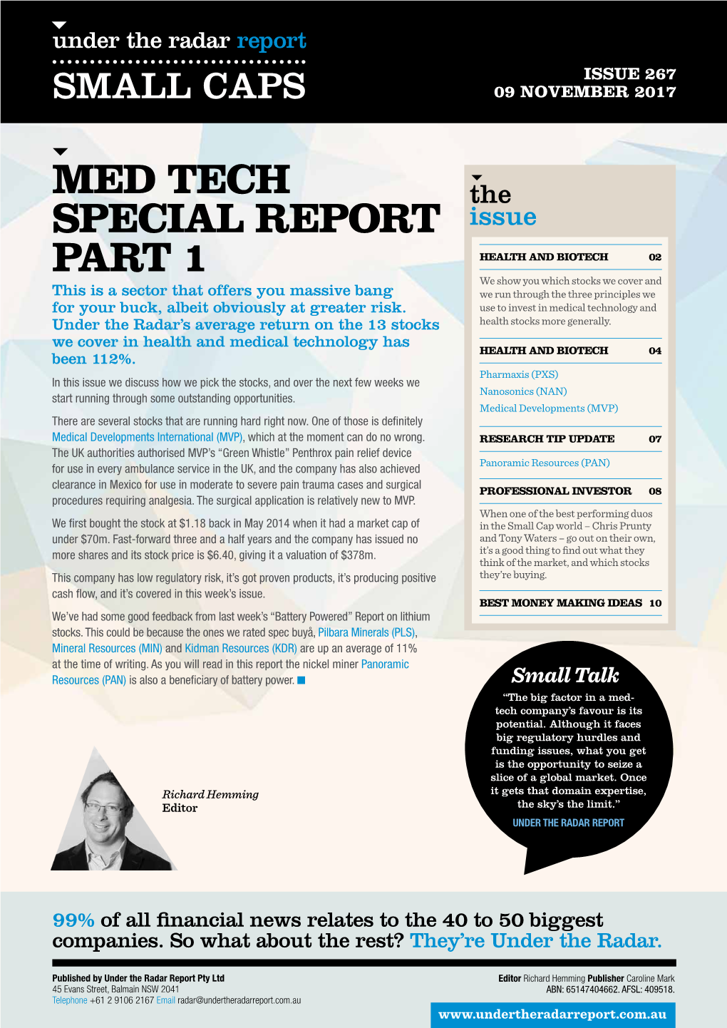 Med Tech Special Report Part 1
