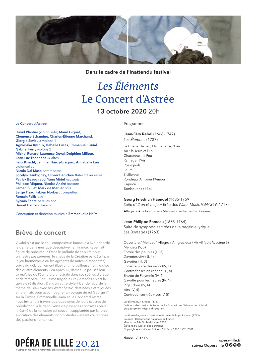 20.21 Les Éléments Le Concert D'astrée