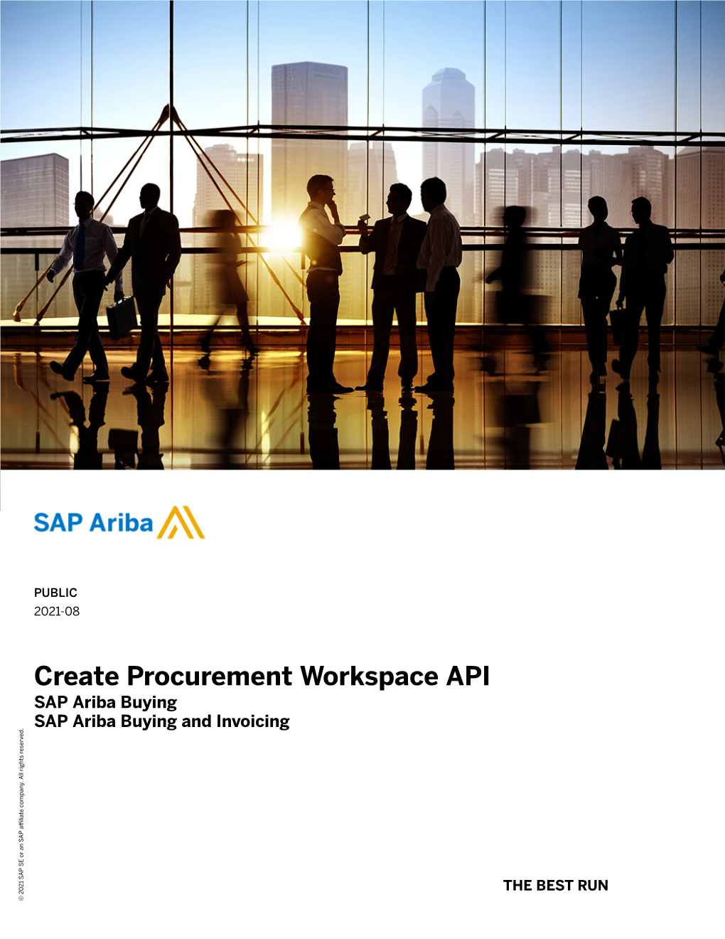 Create Procurement Workspace API SAP Ariba Buying SAP Ariba Buying and Invoicing Company