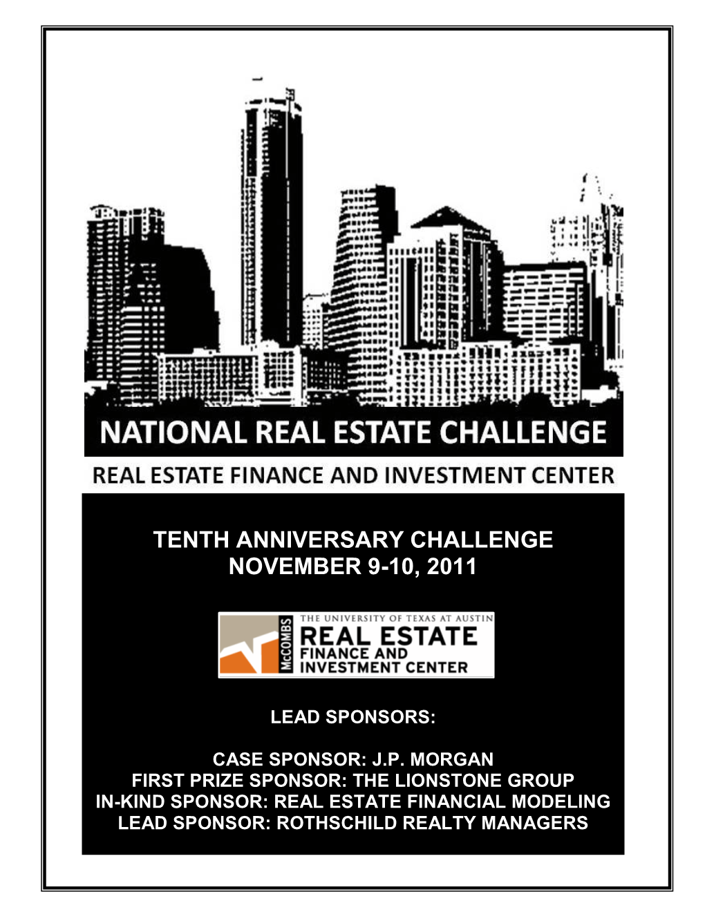 Tenth Anniversary Challenge November 9-10, 2011