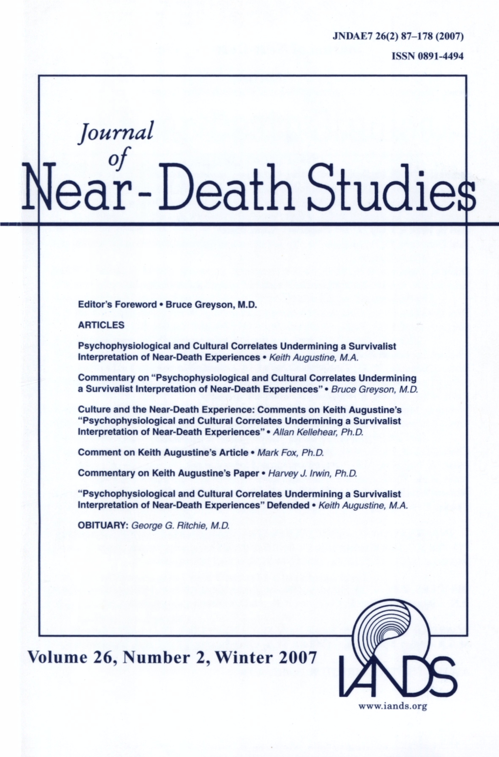 Death Studies -, P