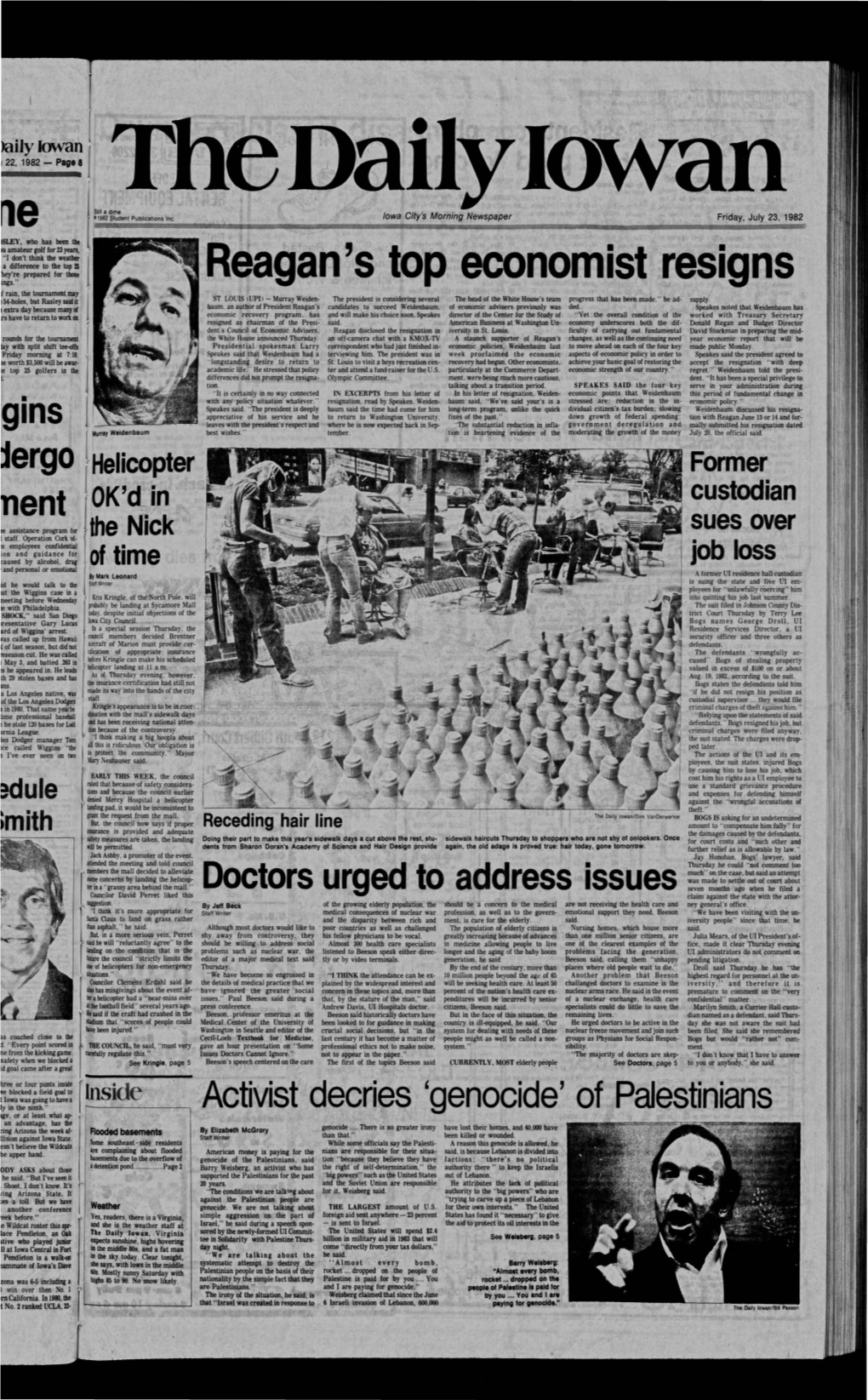 Daily Iowan (Iowa City, Iowa), 1982-07-23
