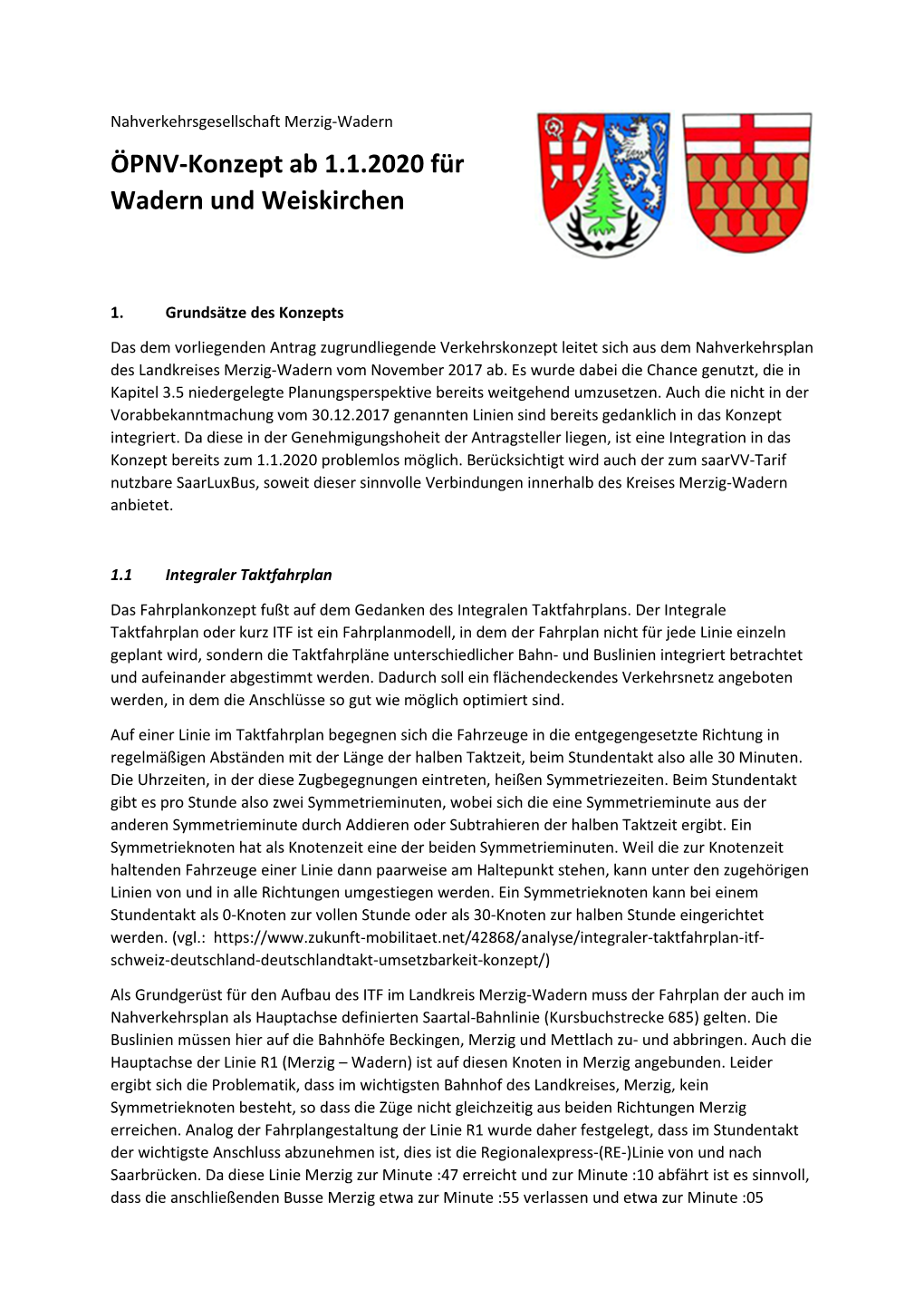 ÖPNV-Konzept Wadern Weiskirchen 221118