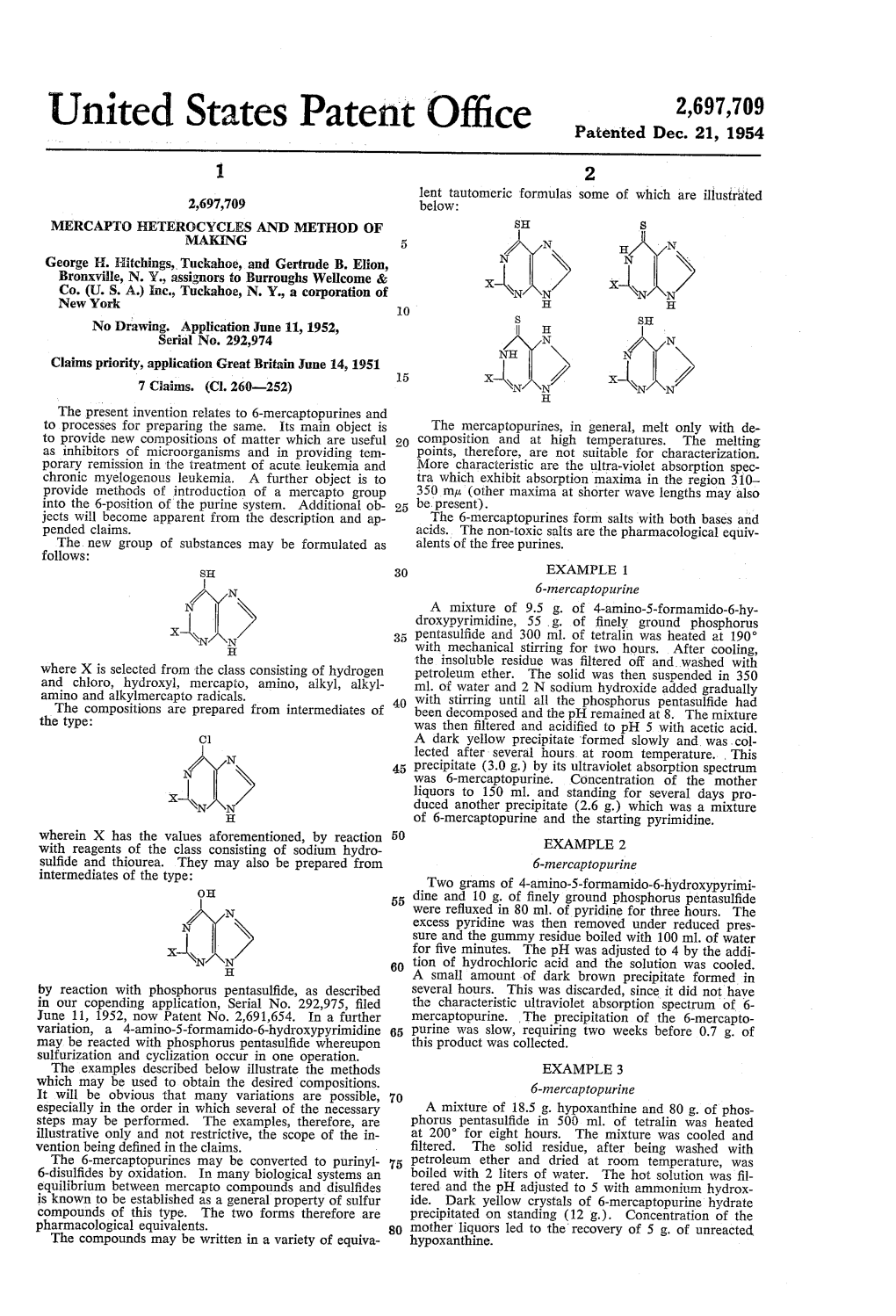 United States Patent Office OC ...) H