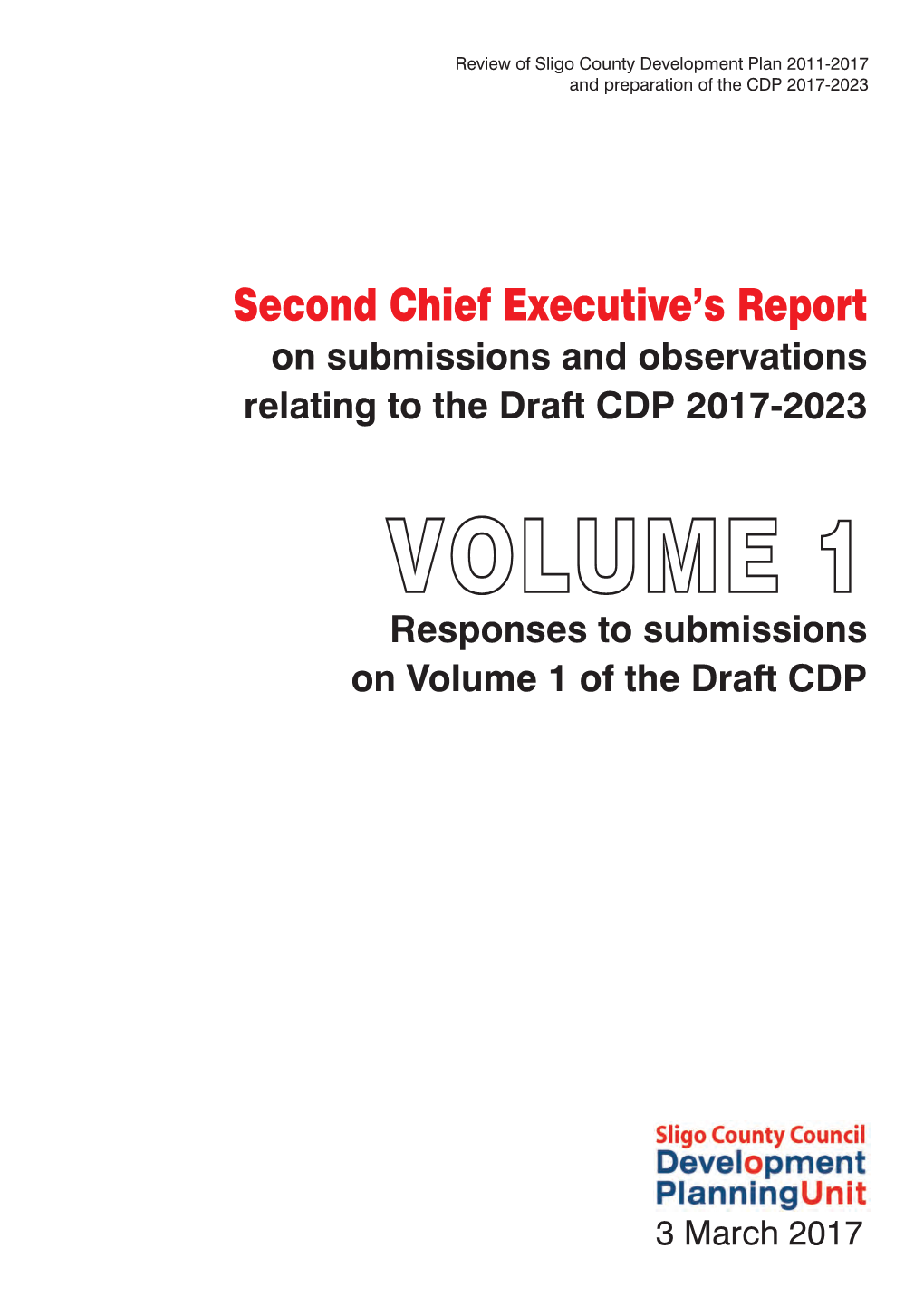 Second Chief Executive's Report