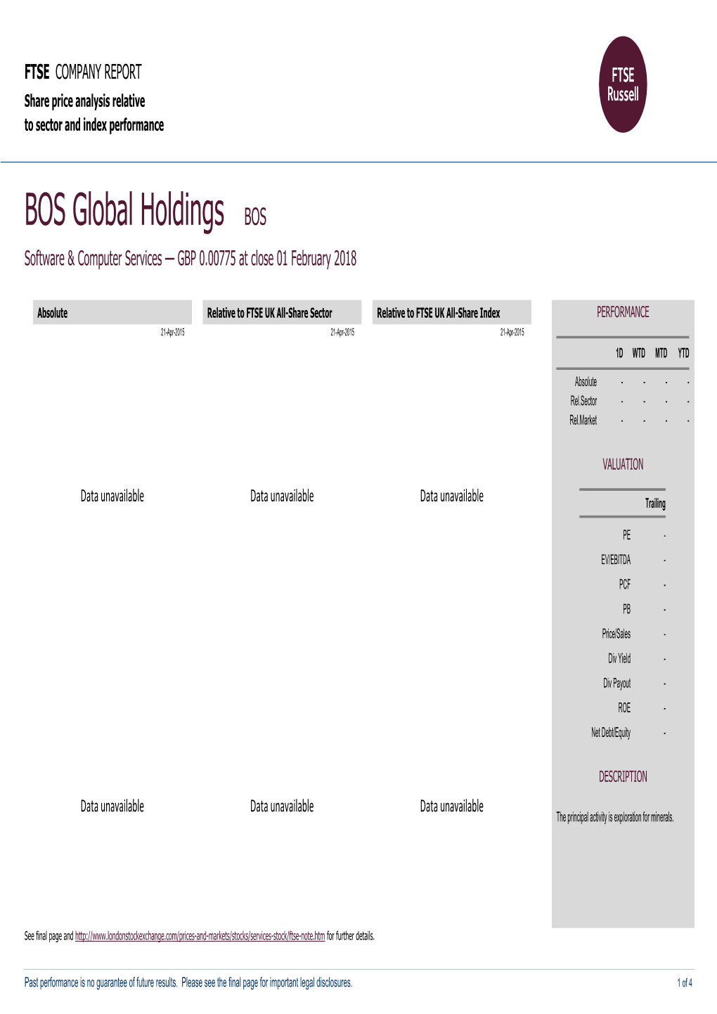 FTSE Factsheet