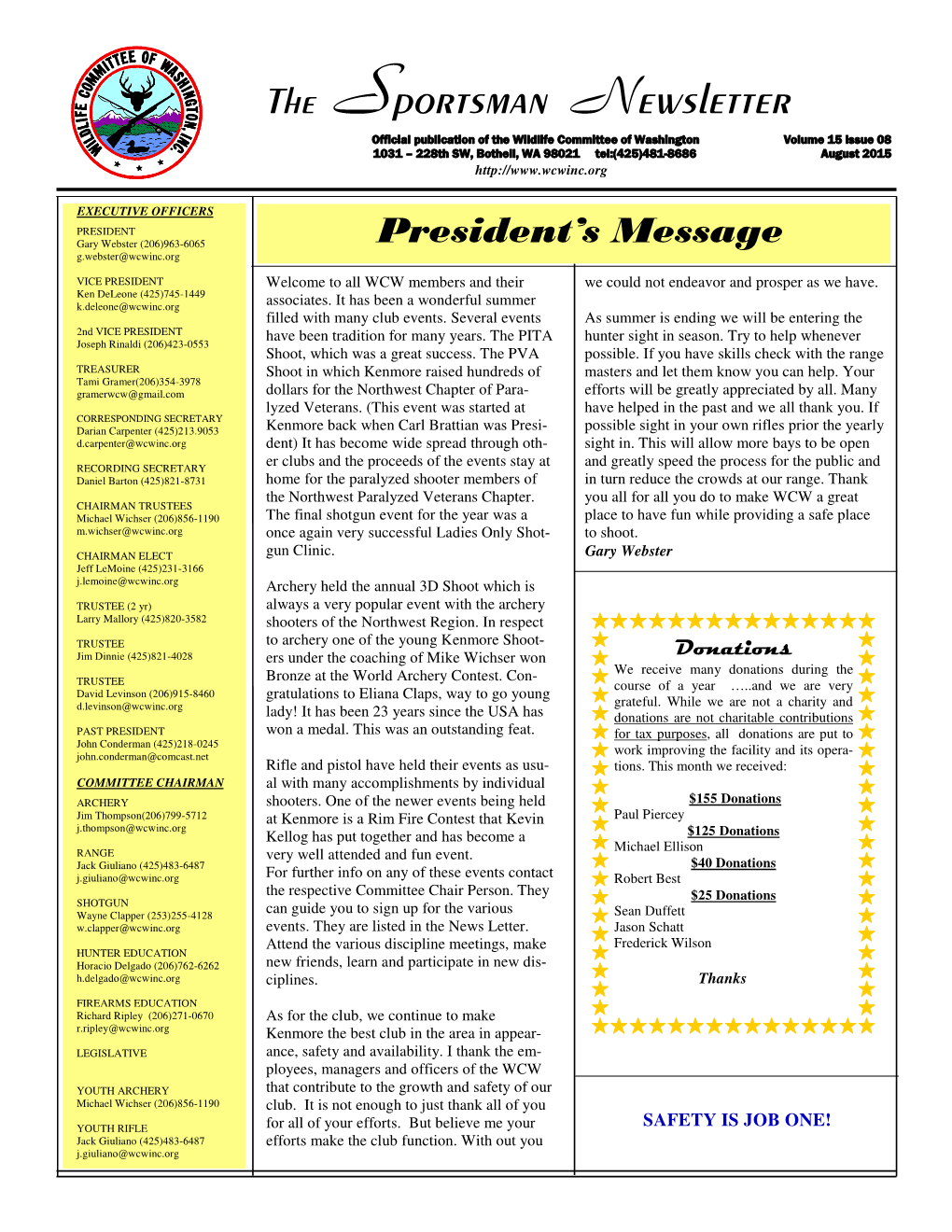 The Sportsman Newsletter