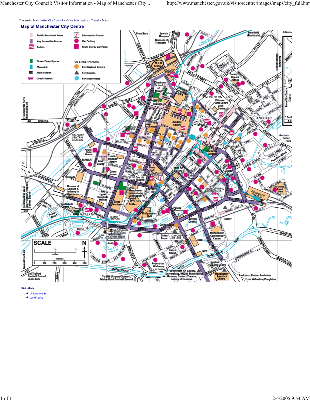 University of Manchester (UK) Maps