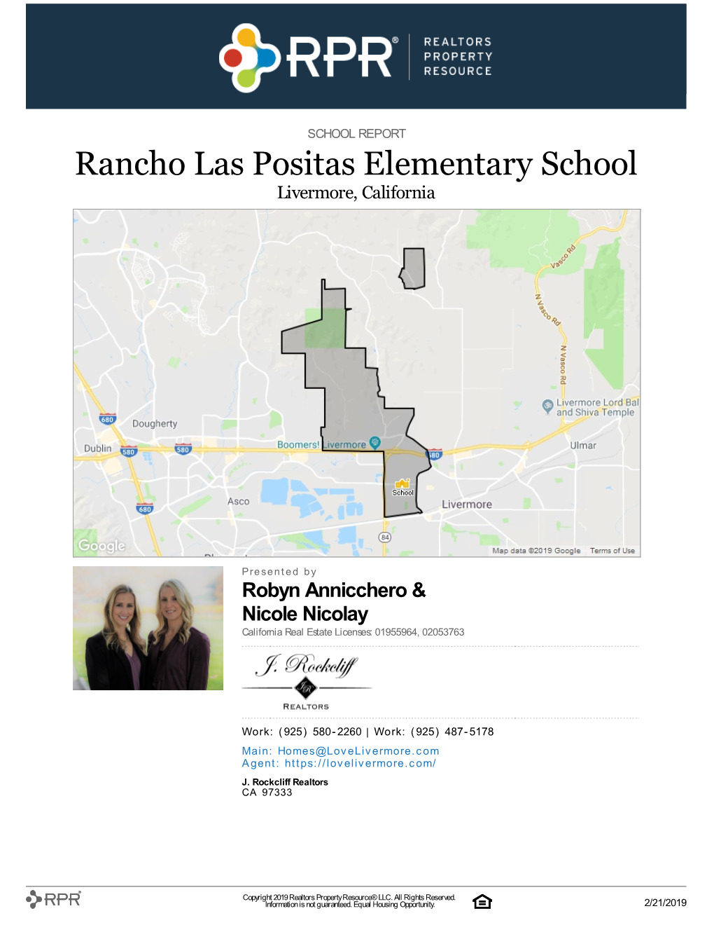 Rancho Las Positas Elementary School Livermore, California