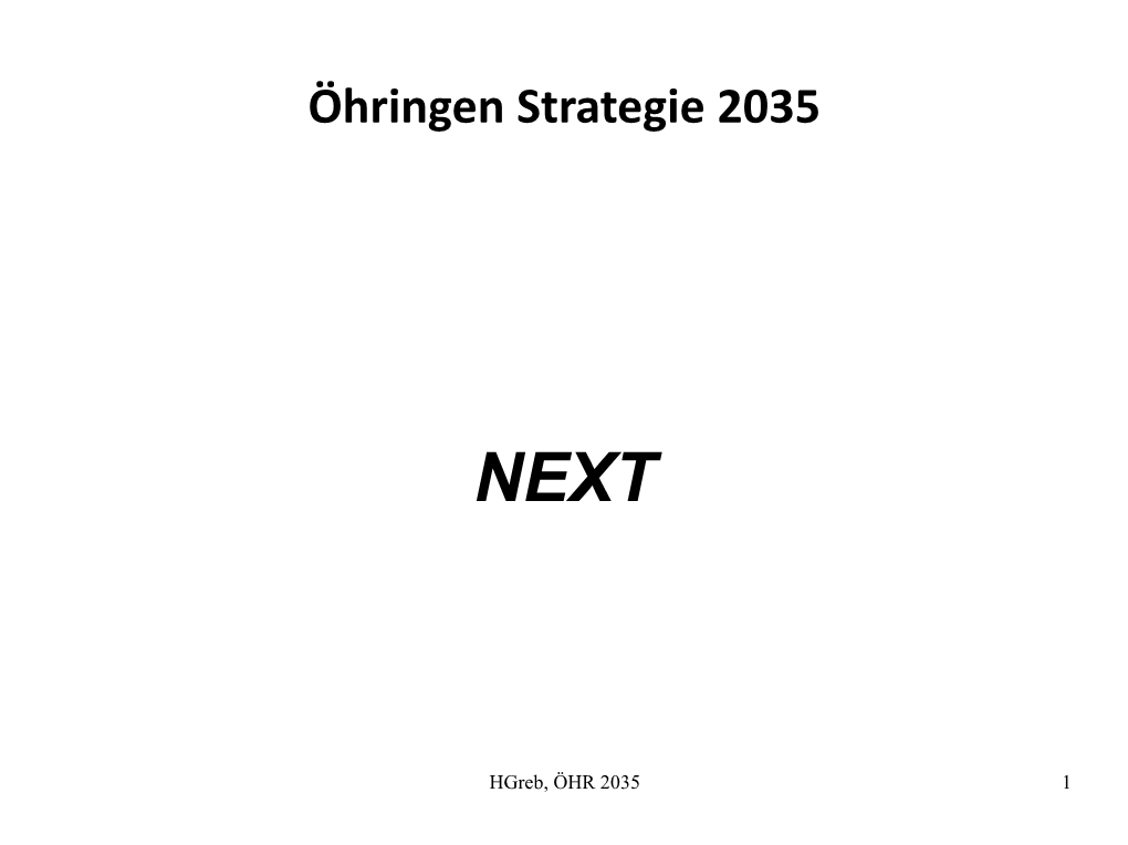 Öhringen Strategie 2035