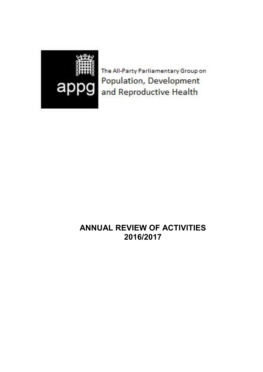 Annual Review of Activities 2016/2017