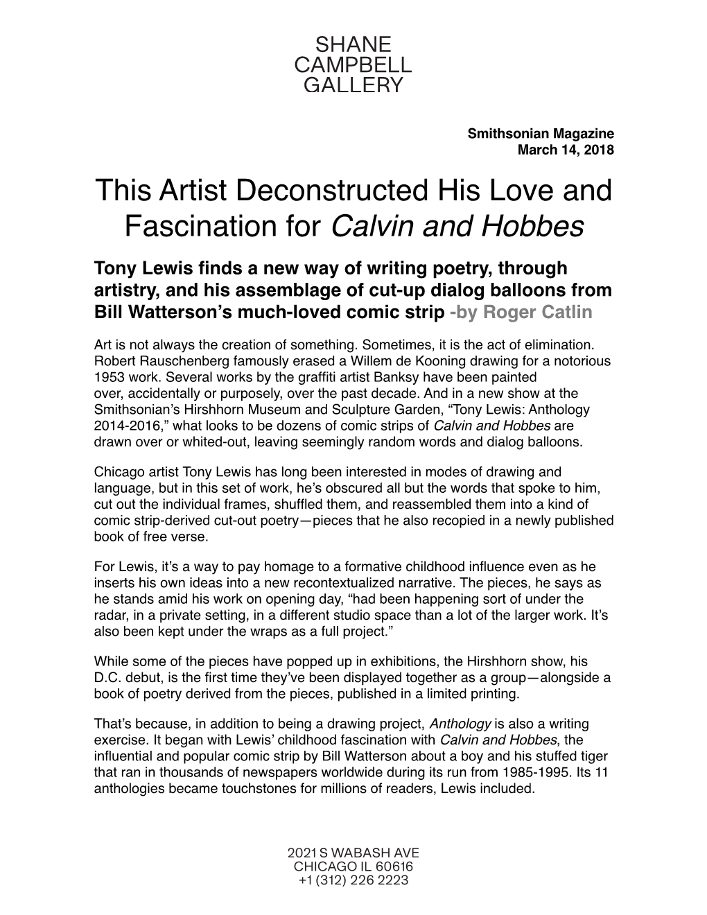 This Artist Deconstructed His Love and Fascination for Calvin And