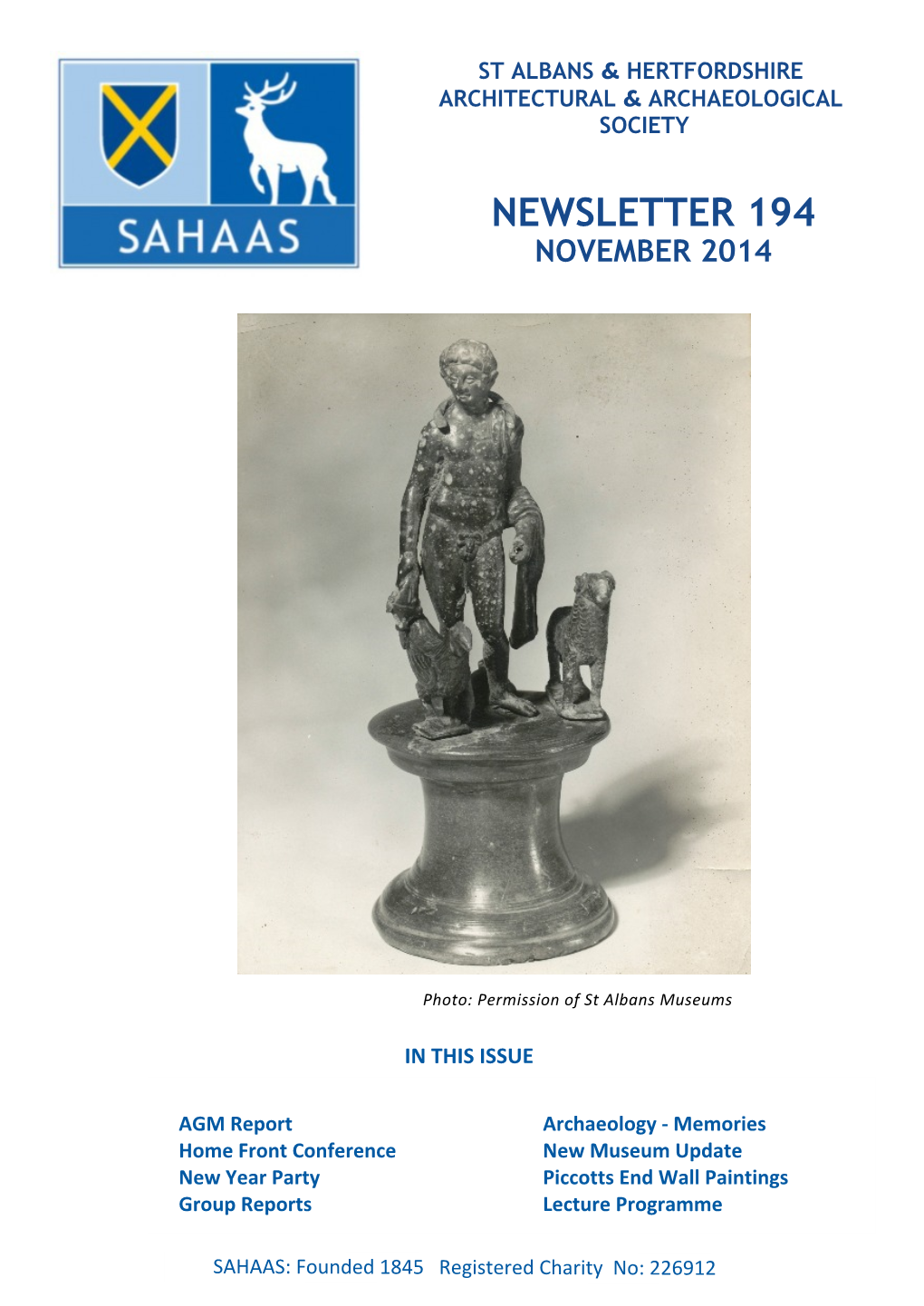 Newsletter 194 November 2014