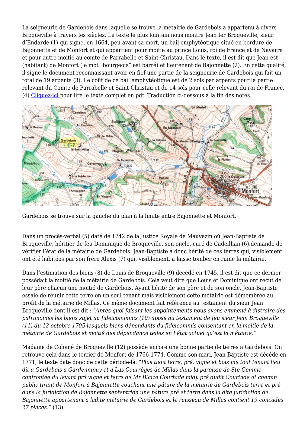 La Seigneurie De Gardebois Dans Laquelle Se Trouve La Métairie De Gardebois a Appartenu À Divers Broqueville À Travers Les Siècles