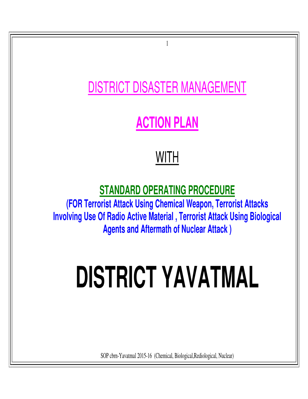 District Yavatmal