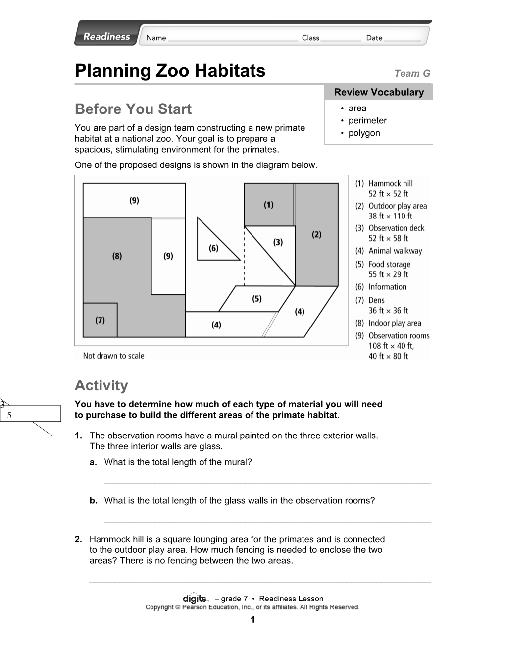 Planning Zoo Habitats (Continued) Team G