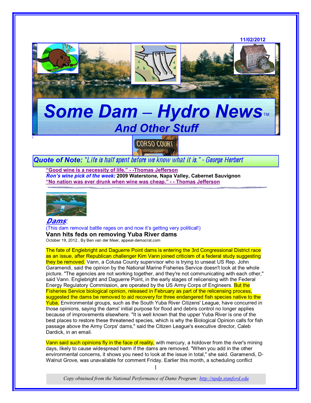 Some Dam – Hydro Newstm