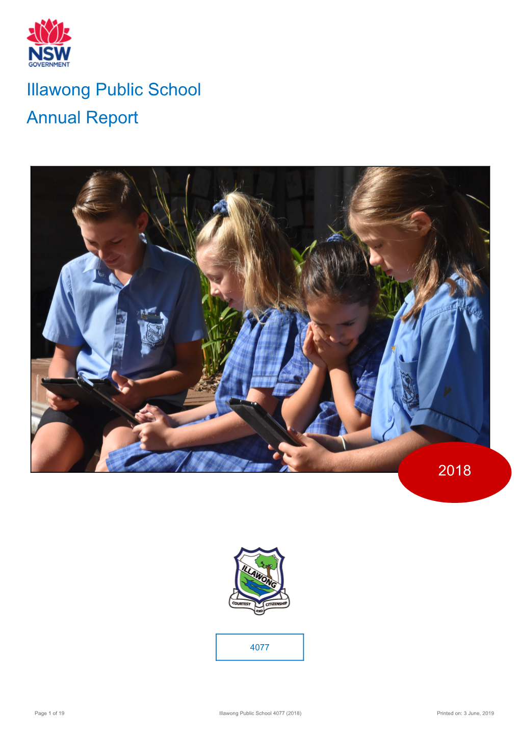 2018 Illawong Public School Annual Report
