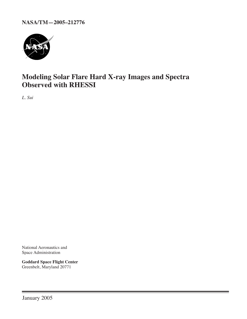 Modeling Solar Flare Hard X-Ray Images and Spectra Observed with RHESSI