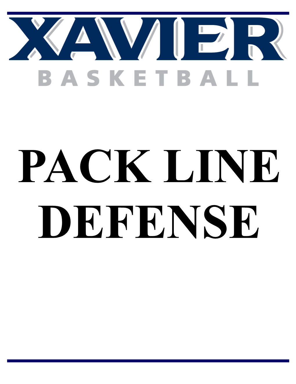 PACK LINE DEFENSE Four Questions You Must Answer in Regards to Your DEFENSE