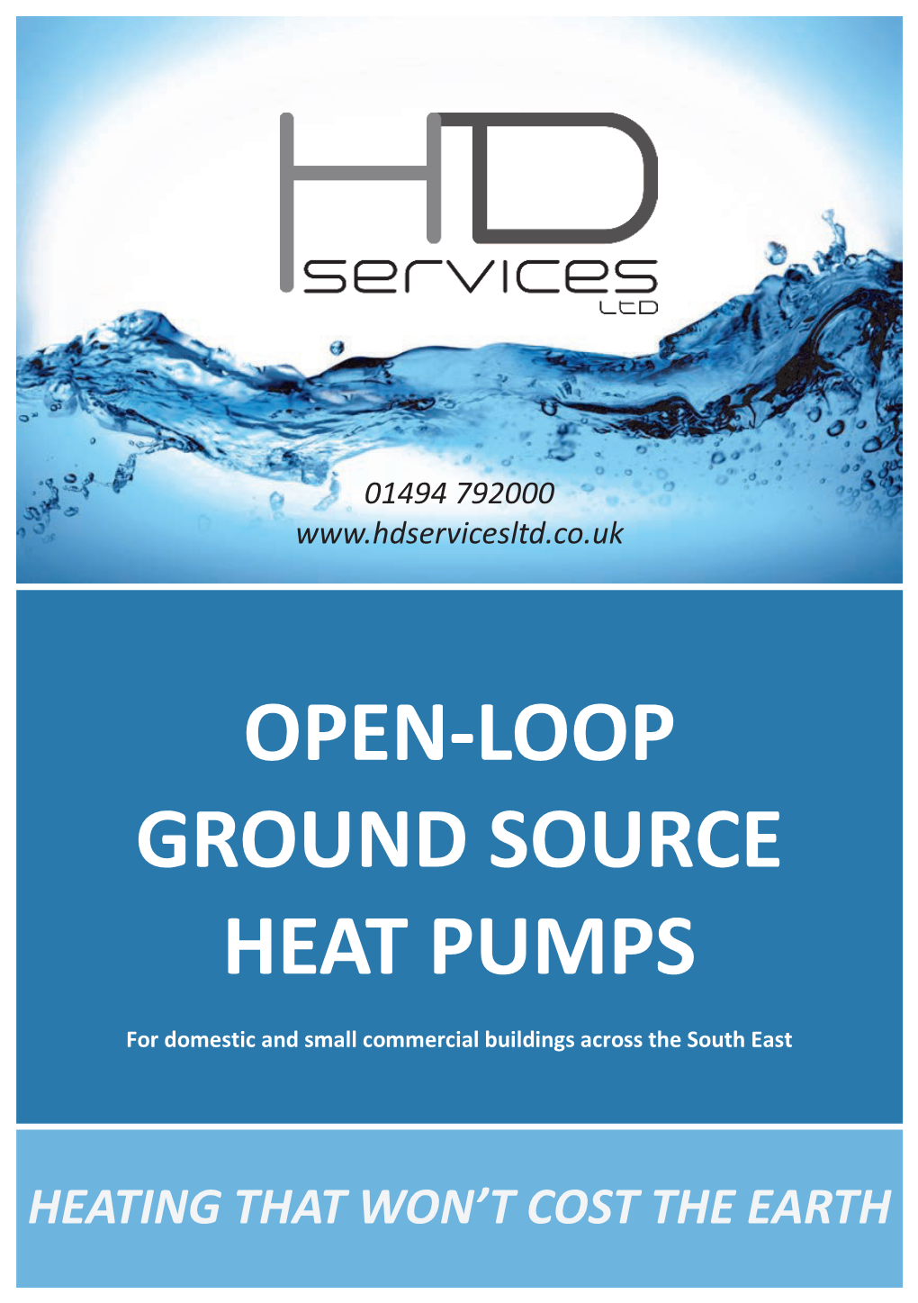 Open-Loop Ground Source Heat Pumps