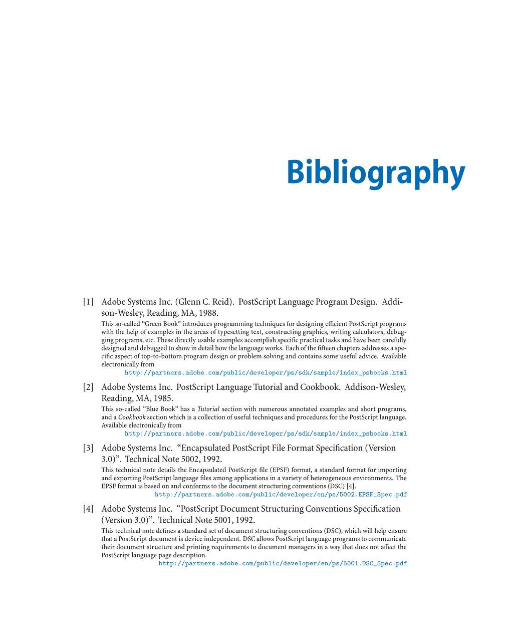 Bibliography